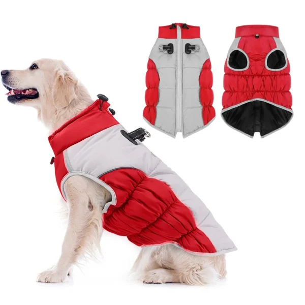 Dog Jacket Puffer Reflective